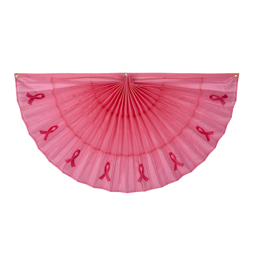 Breast Cancer Awareness Pleated Fan